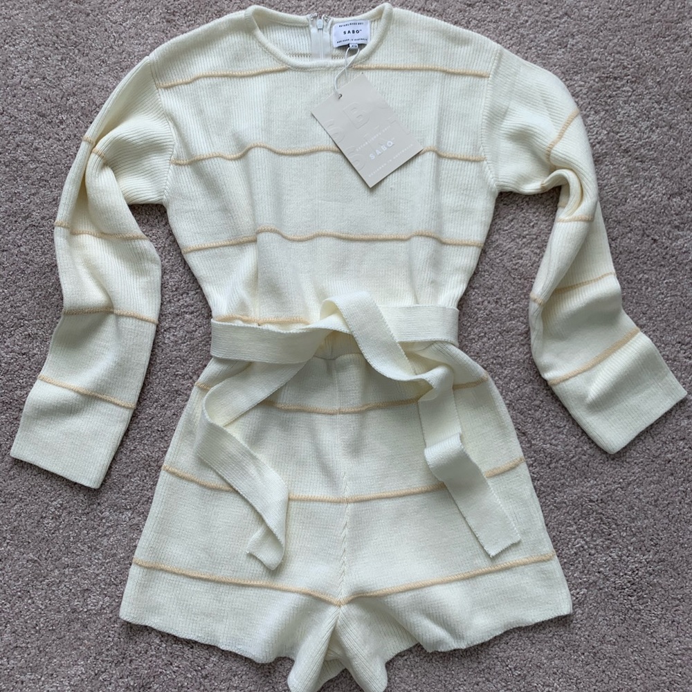 Sabo Skirt Milo Knit Playsuit XS